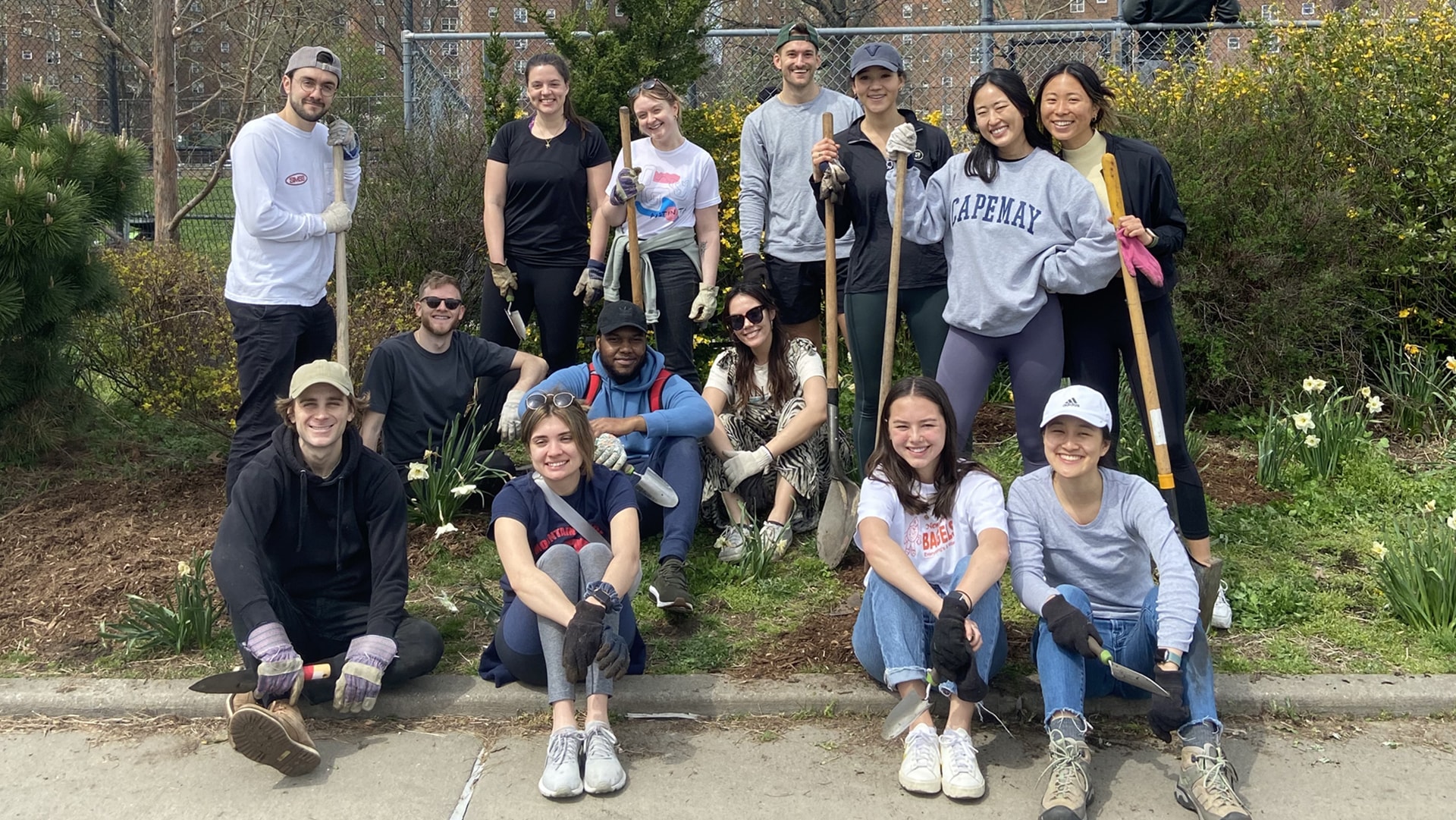 Group of Yexters at a Sustainability event